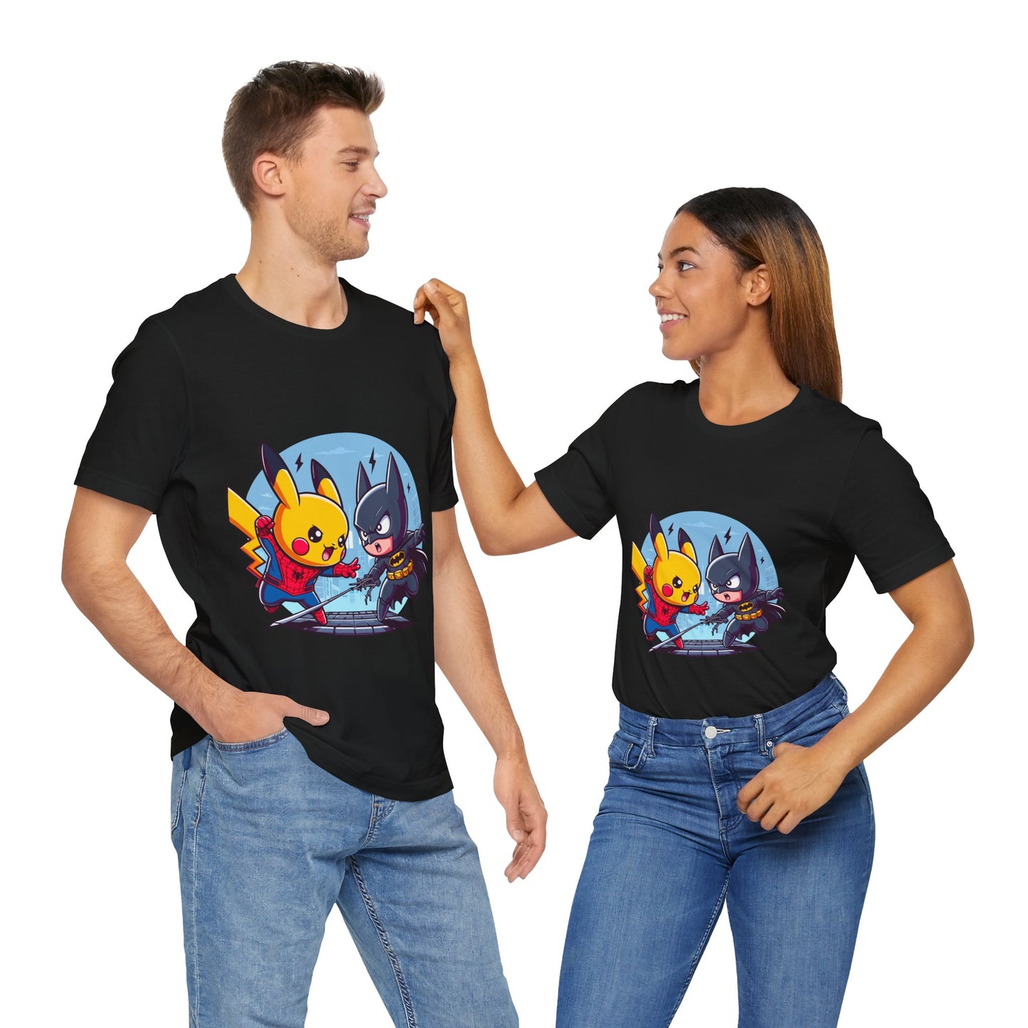 Anime Mashup Spider-Chu Vs Batchut-Shirt T-Shirt