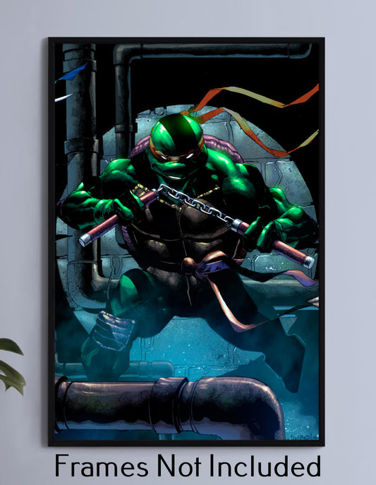Michelangelo in the Sewers Wall Art