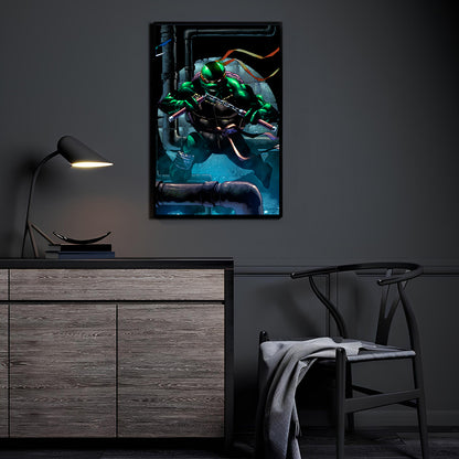 Michelangelo in the Sewers Wall Art