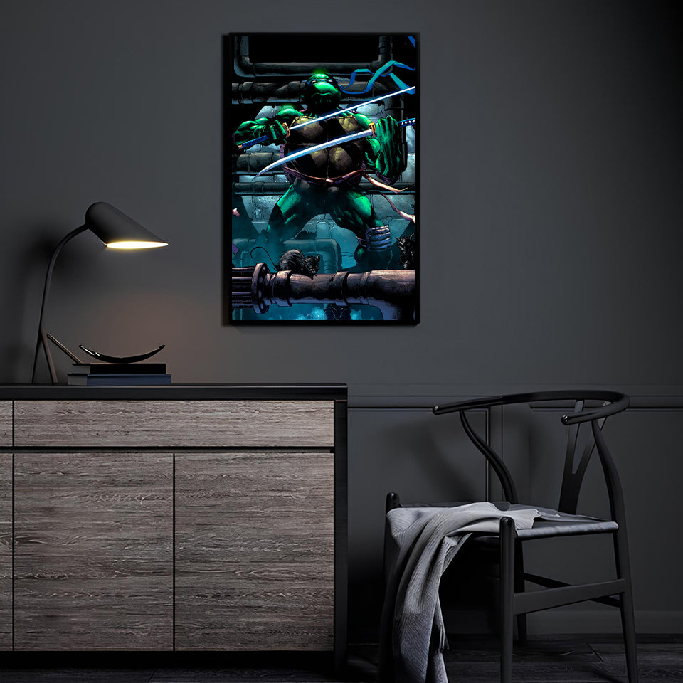 Leonardo in the Sewers Wall Art