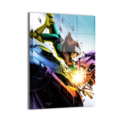 Rogue Titan Breaker Marvel X-Men Wall Art Metal 24x36 – striking Marvel decor, perfect gift for X-Men fans and superhero collectors