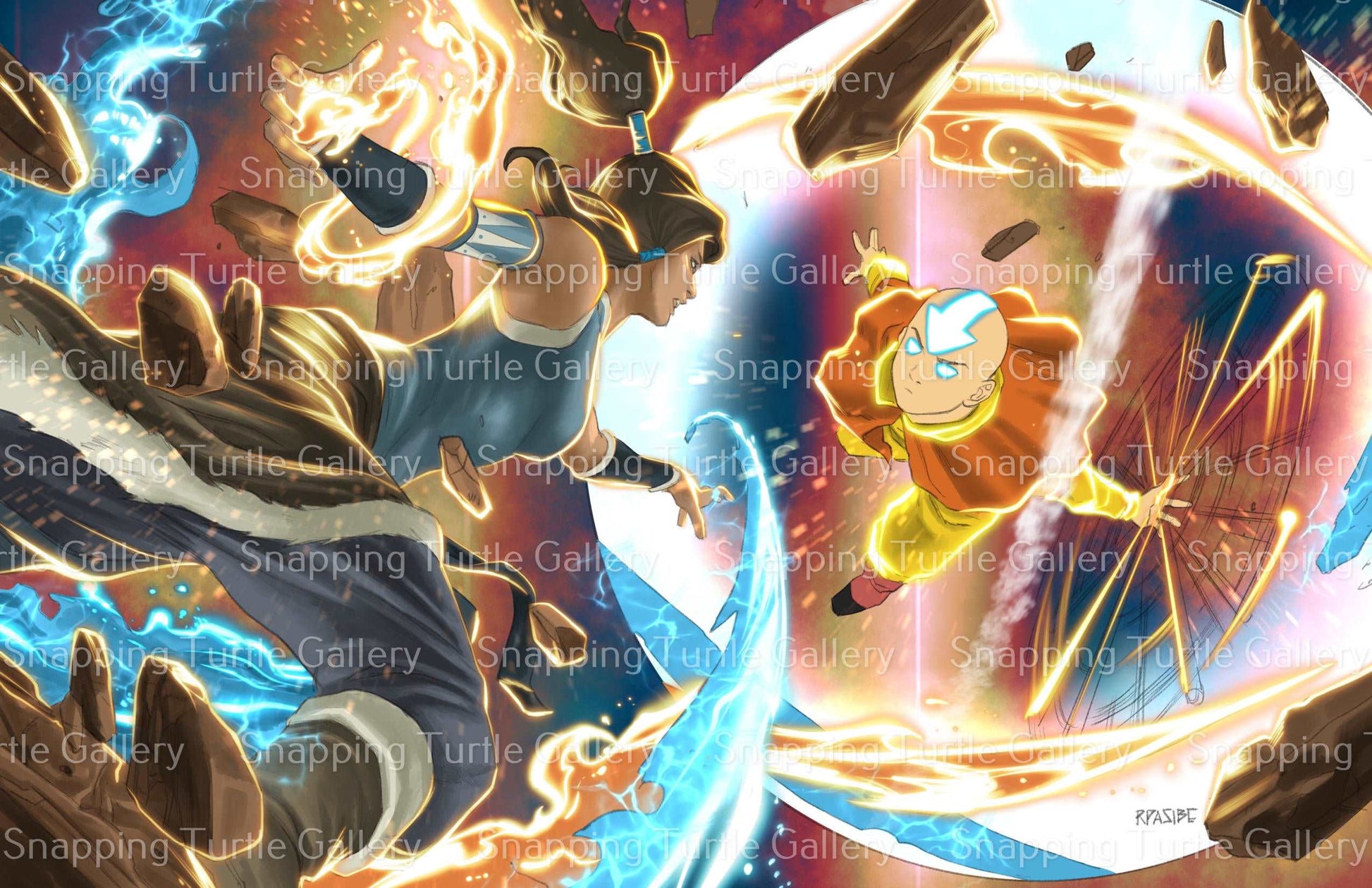 Aang Vs Korra - Avatar - Snapping Turtle Gallery
