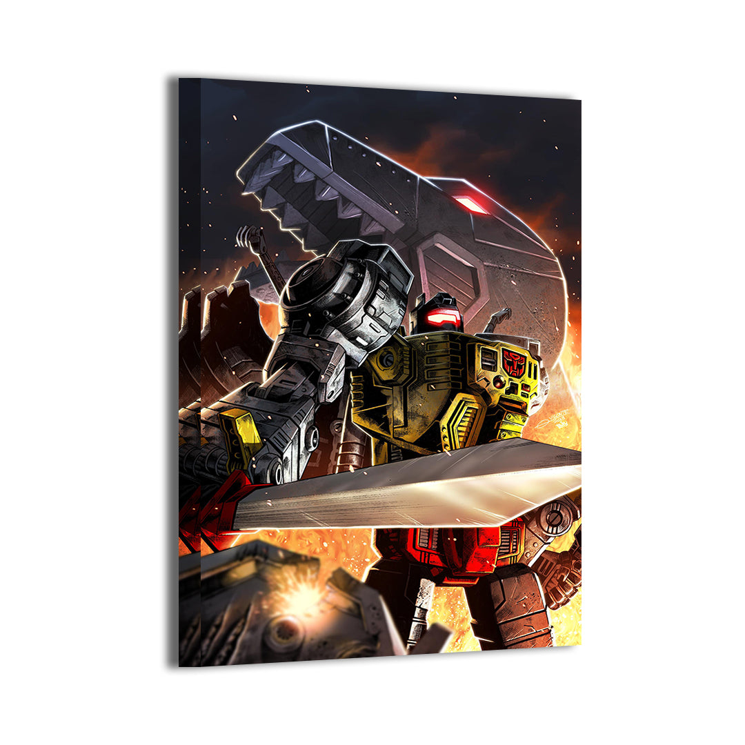 King of the Dinobots Wall Art