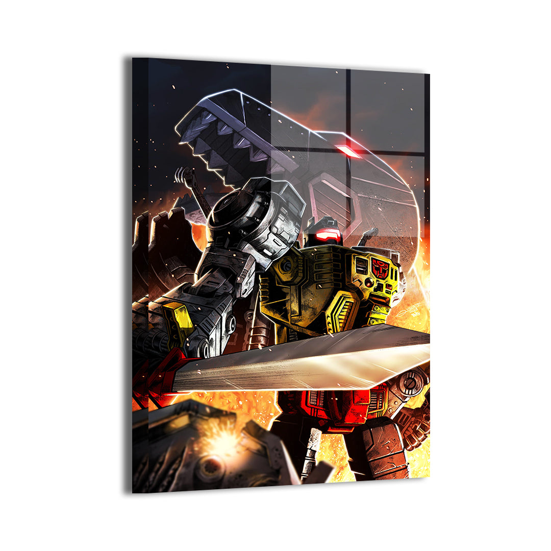 King of the Dinobots Wall Art