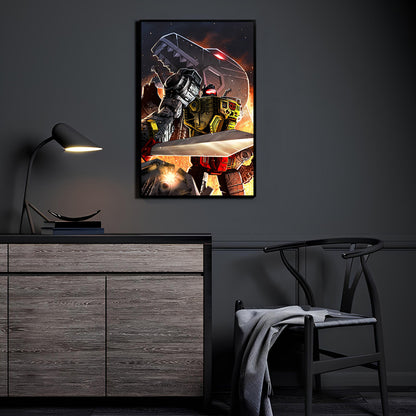 King of the Dinobots Wall Art