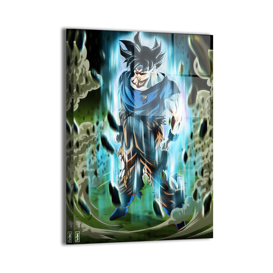 Goku Mastered Ultra Instinct Black Wall Art