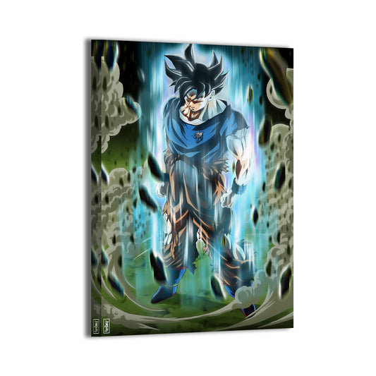 Goku Mastered Ultra Instinct Black Wall Art