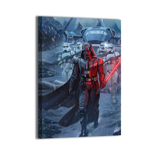March of the Dark Side Wall Art Canvas Print – Darth Vader by Audia Pahlevi