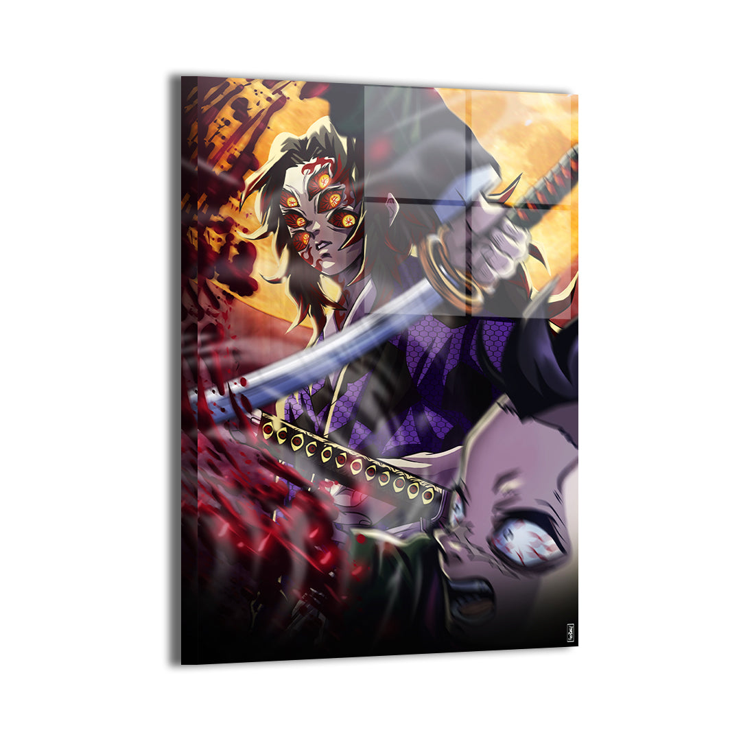 Kokushibo Upper moon 1 vs Genya Wall Art