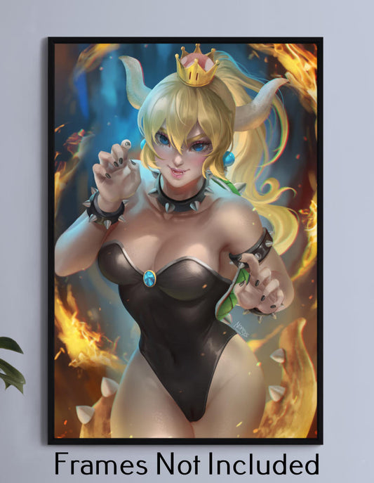 Bowsette Wall Art