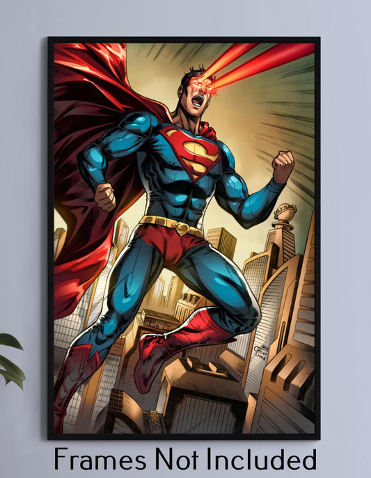 Superman In the Sky Wall Art