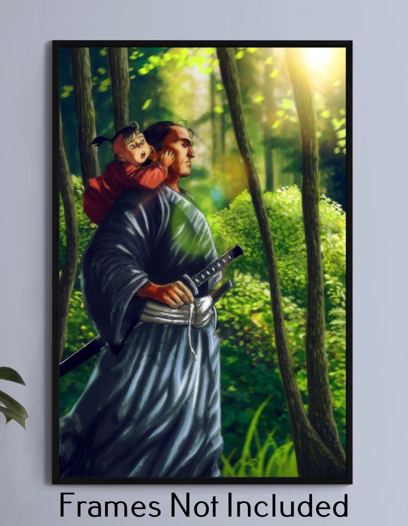 Wolf and Cub Wall Art
