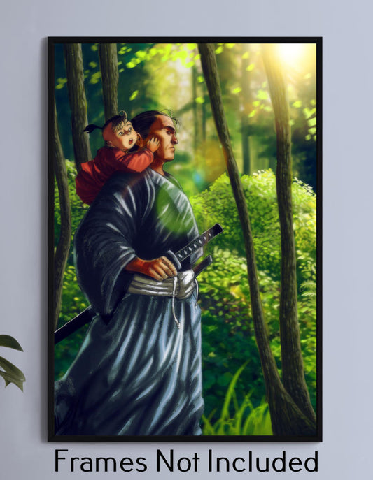 Wolf and Cub Wall Art