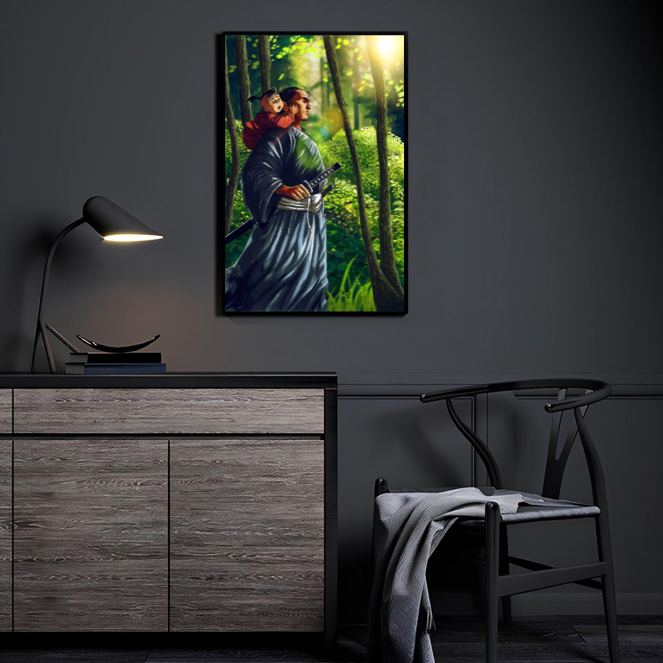 Lone Warrior's Journey Wall Art 11x17 print