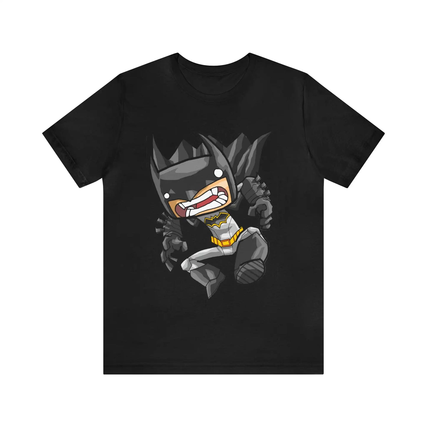 Batman T-Shirt Cartoon Chibi Style Gift Tee Unisex For Men and Women