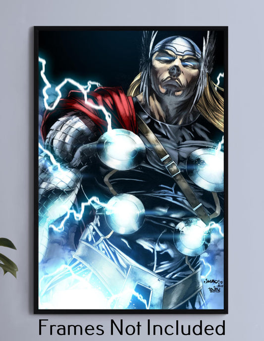Thor God of Thunder Wall Art