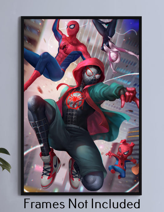 Spider-man into the Spider-Verse Wall Art