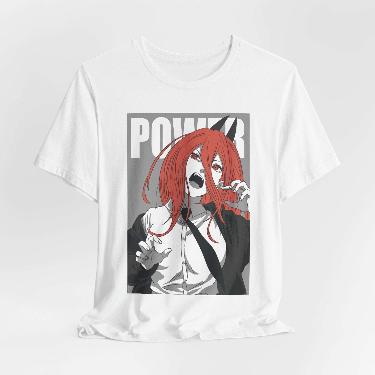 Power Monochrome Anime Shirt