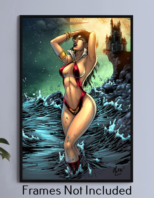 Vampirella Castle Wall Art