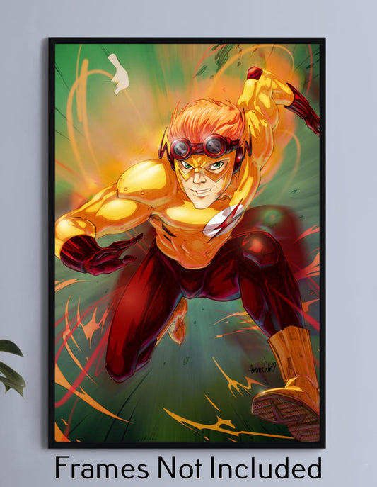 Kid Flash Wall Art