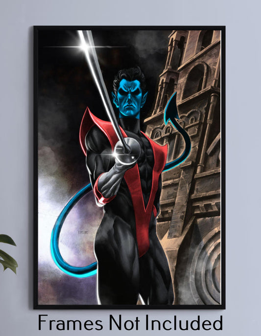 Nightcrawler Leader of Excalibur Wall Art