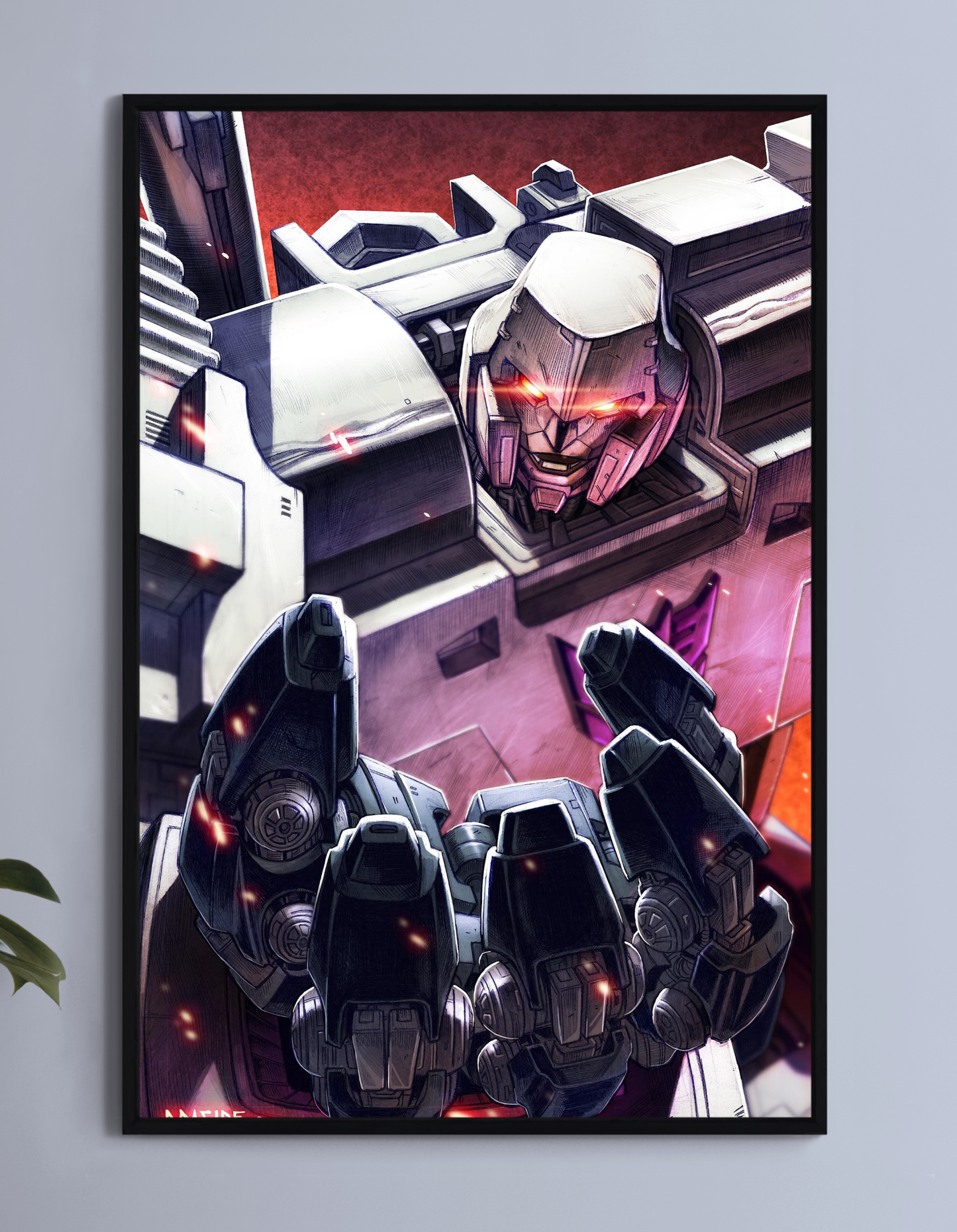 Leader of the Decepticons Wall Art