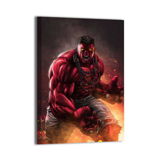 Red Ragnarok Wall Art