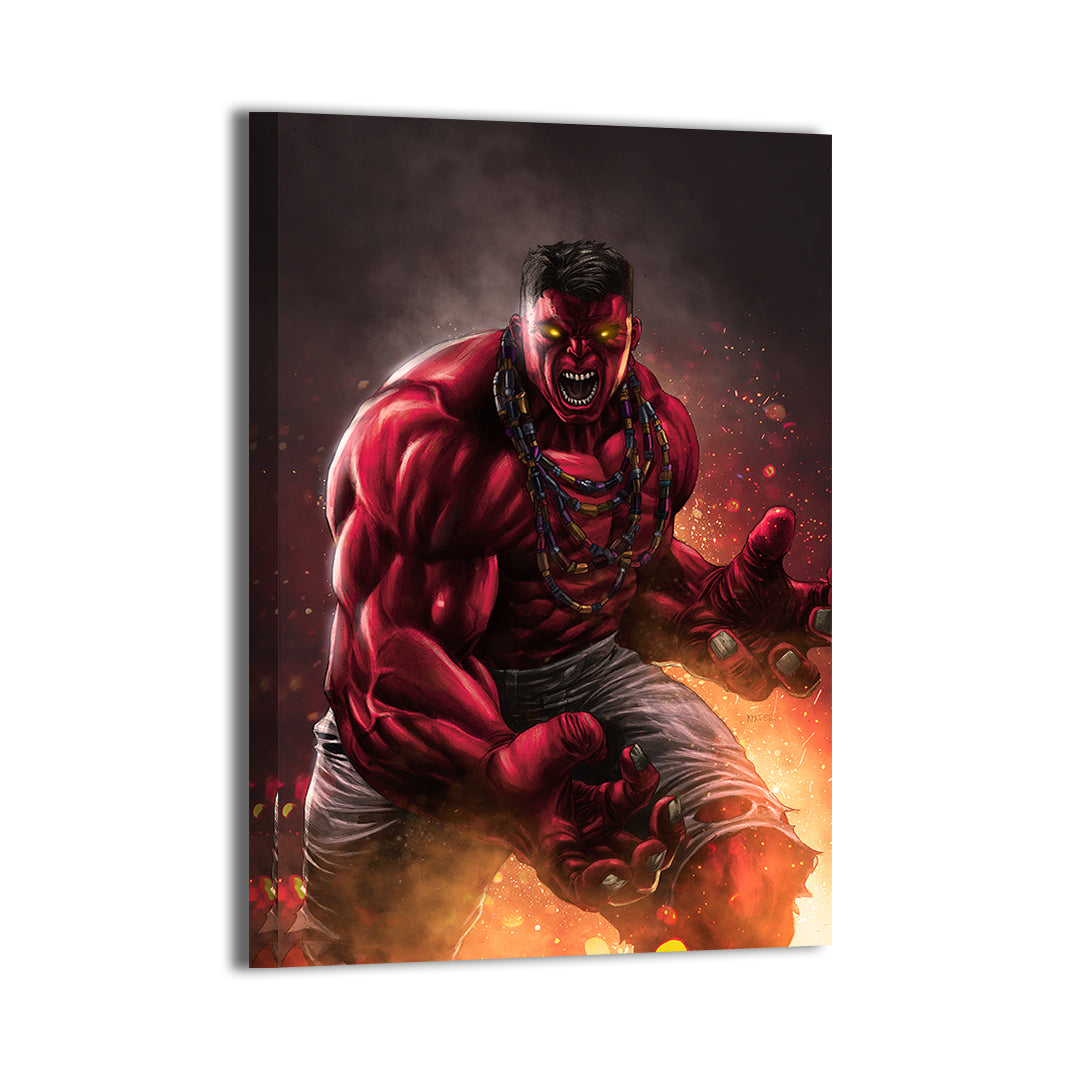 Red Ragnarok Wall Art