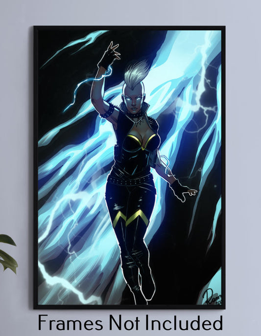Storm weather goddess Wall Art