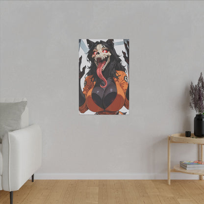 Malo SCP Wall Art on premium canvas, acrylic, and metal – front view featuring a mysterious SCP entity