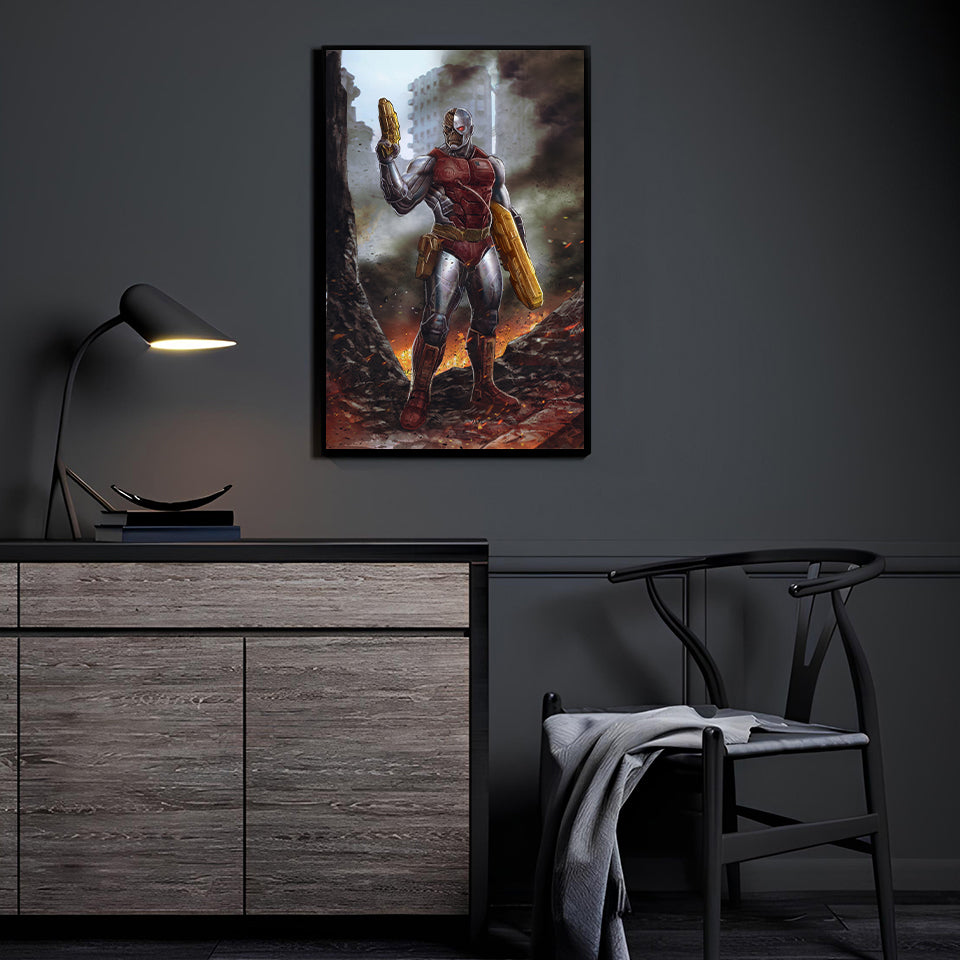 Cyborg Soldier Wall Art