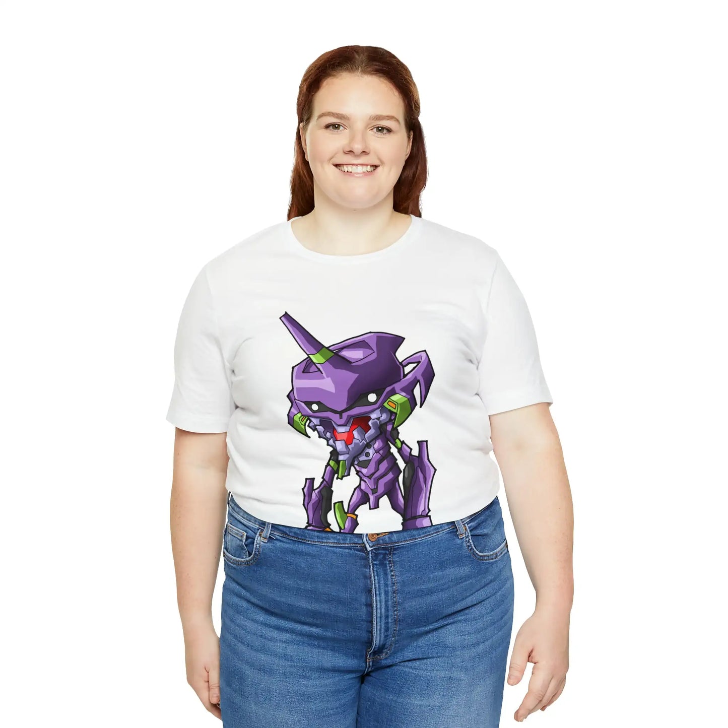Neon Genesis Evangelion Eva-01 T-Shirt Cartoon Purple Eva Gift Tee Unisex For Men and Women