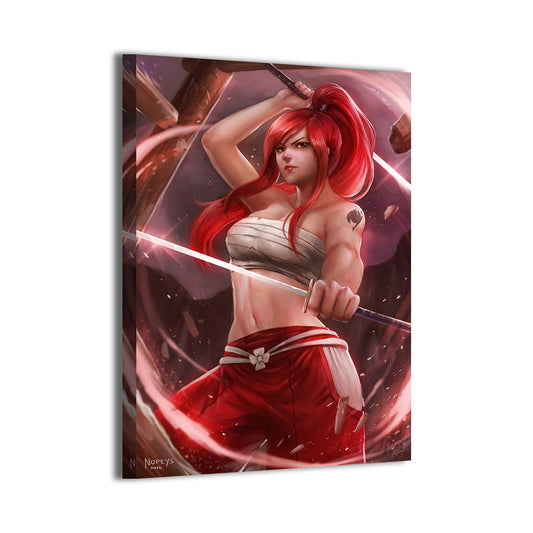 Erza Scarlet Wall Art