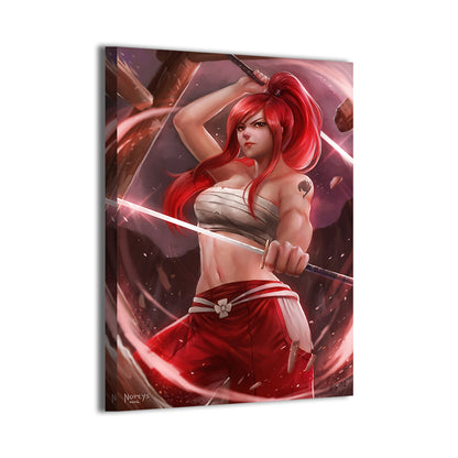 Crimson Warrior Wall Art