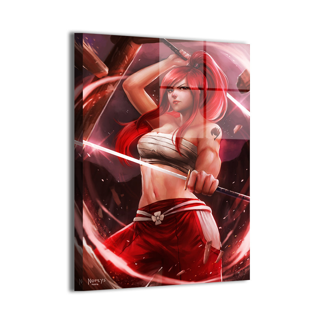 Crimson Warrior Wall Art