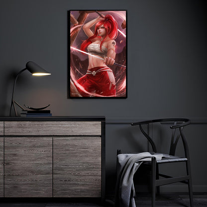 Crimson Warrior Wall Art