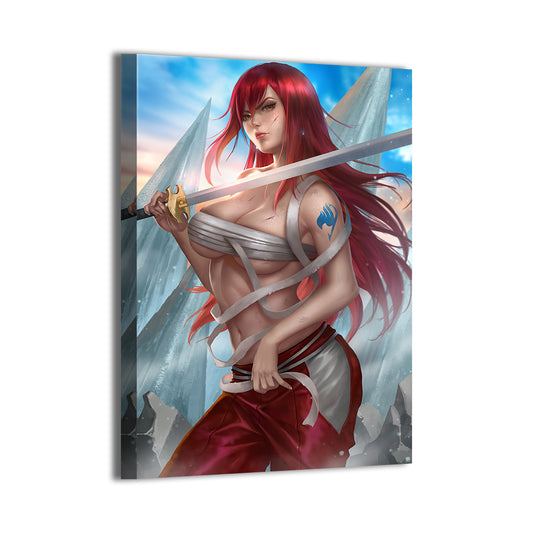 Erza Scarlet Wall Art