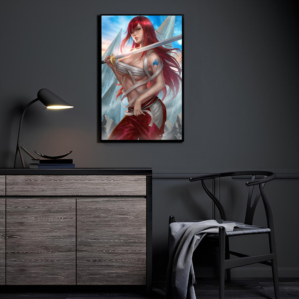 Erza Scarlet Wall Art