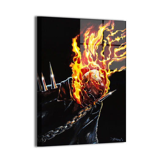 Flames of the Ghost Rider Wall Art