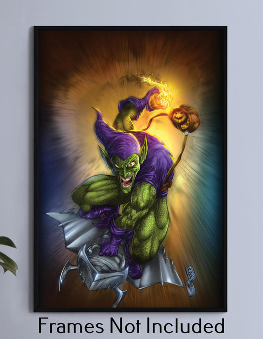 Goblin Glider and Green Goblin Wall Art