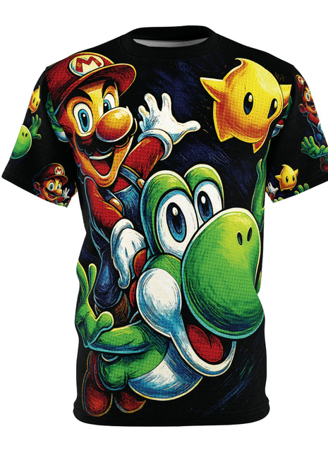 Mario Yoshi Ride Super Mario ICON Shirt