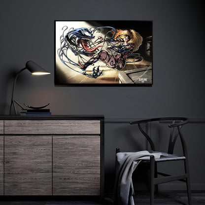 Symbiote Struggle Wall Art