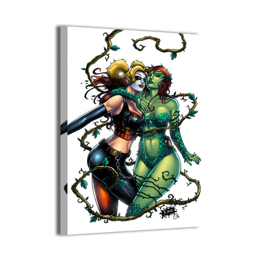 Poison Ivy and Harley Wall Art