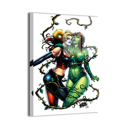 Poison Ivy and Harley Wall Art
