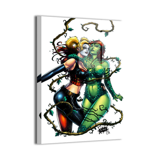 Poison Ivy and Harley Wall Art