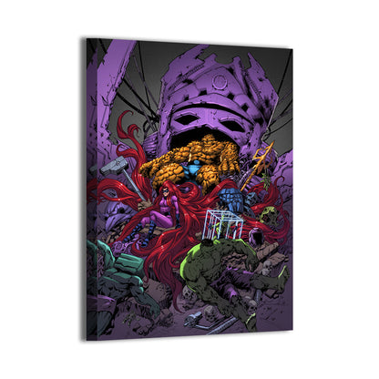Clobberin' Time Clash Wall Art