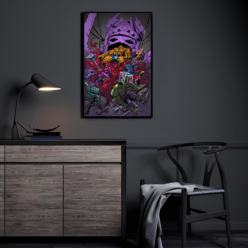 Clobberin' Time Clash Wall Art