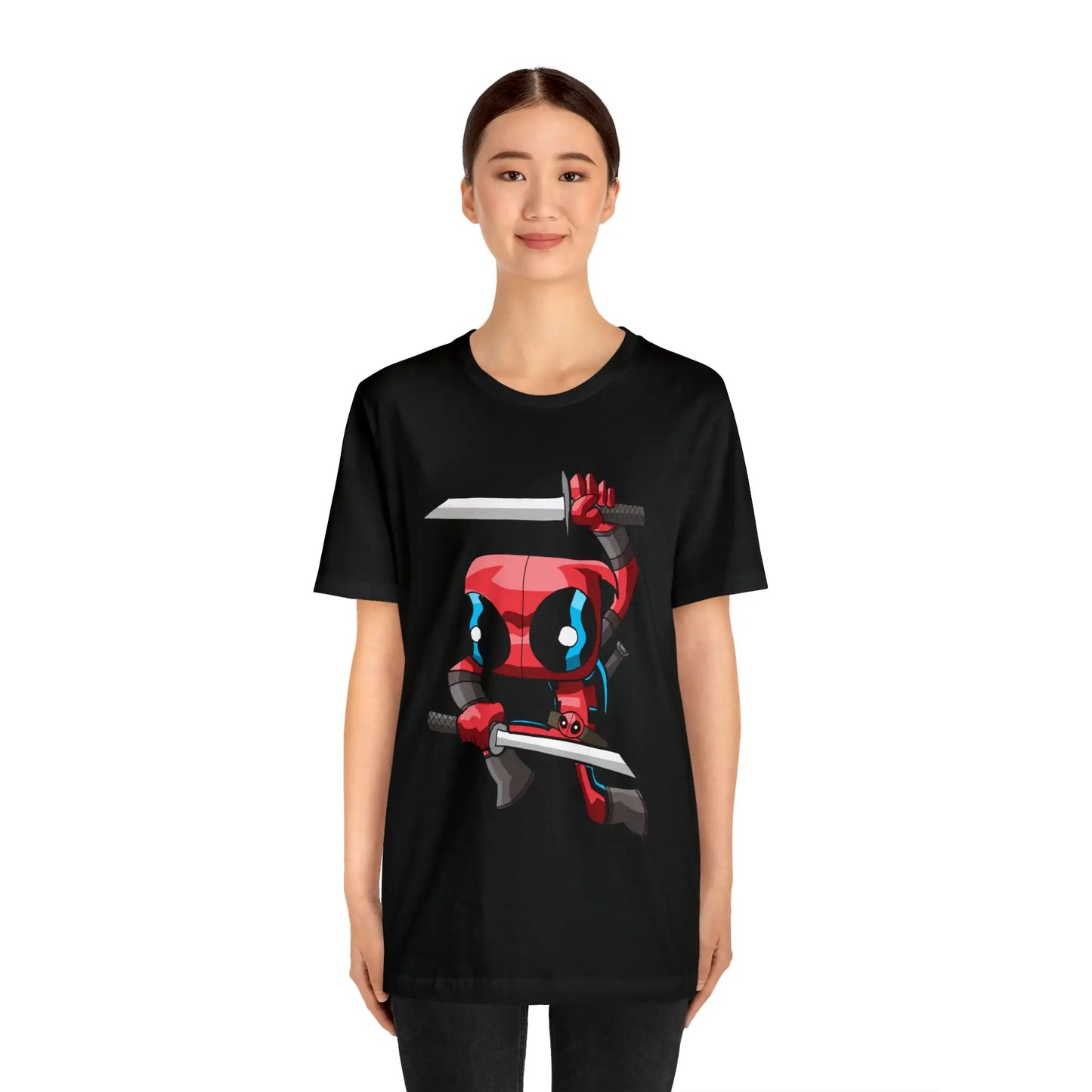 Deadpool T-shirt Cartoon Parody Tee Unisex For Men and Women