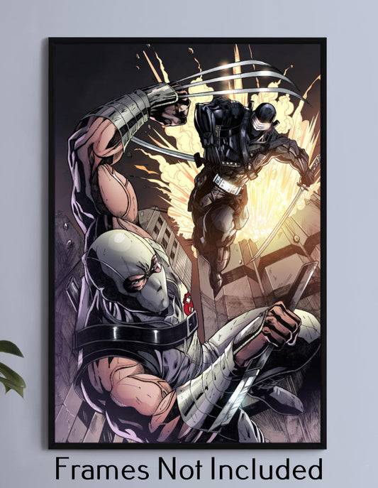 Storm Shadow Vs Snake Eyes Wall Art