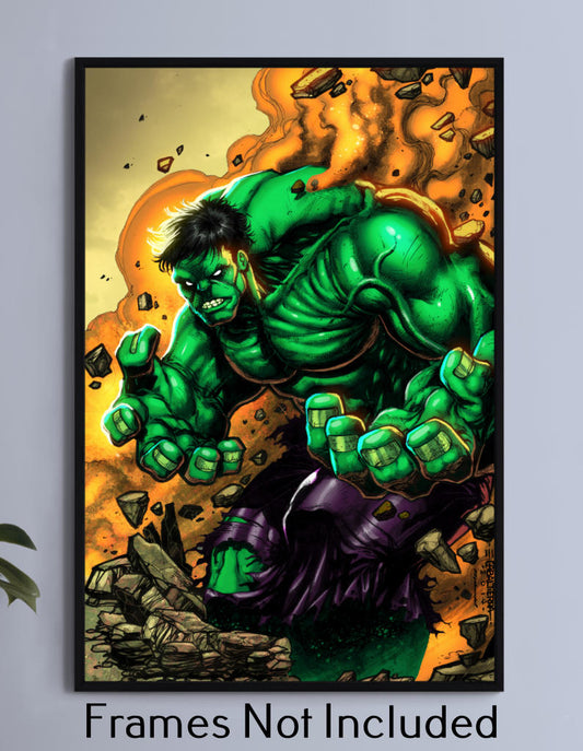 Indestructible Hulk Wall Art
